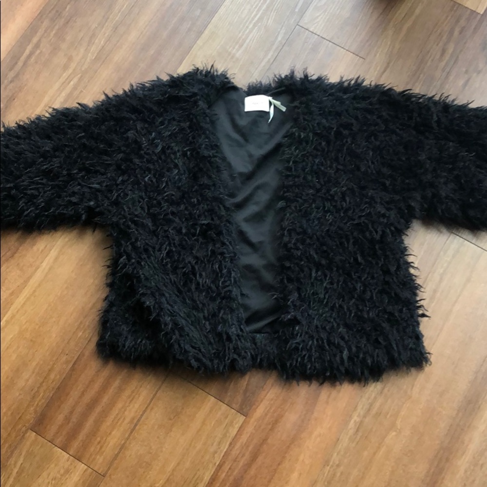 Faux fur jacket